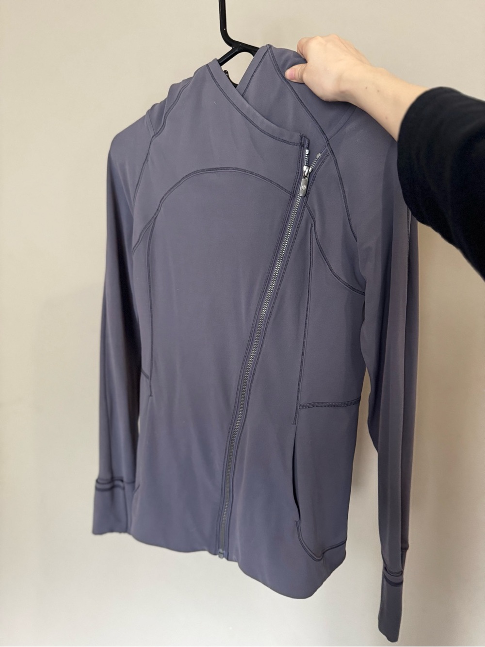 lululemon athletica journey Asymmetrical Zip Jacket - Slate